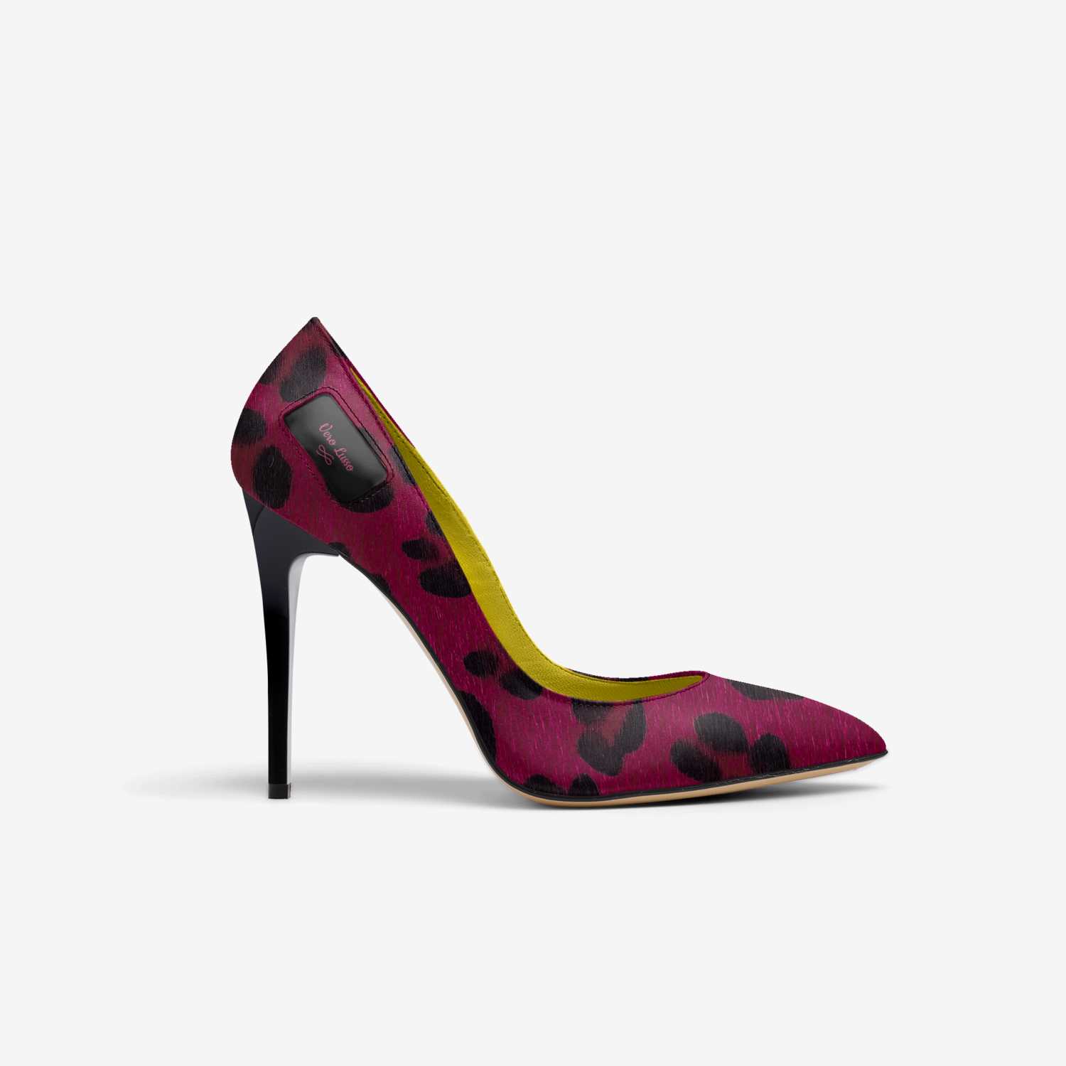 Vero Lusso Stiletto Leopardo Fucsia